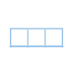 Furniture Tv Stand Ikea Besta Tv Unit 3 Bay Tall Sketch Drawing Svg, Free Vectors File